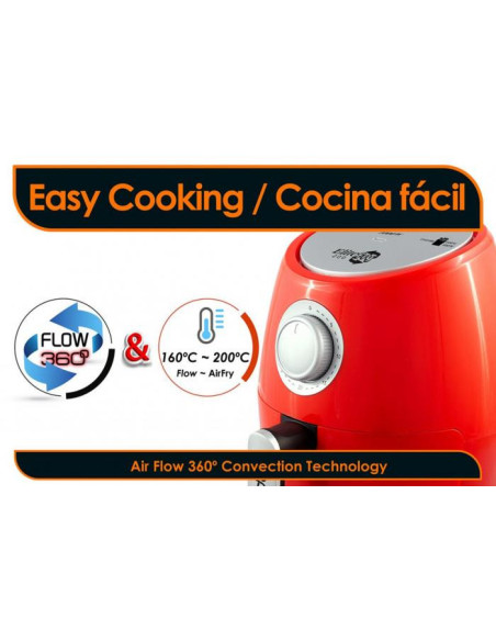 Freidora sin Aceite EliteFry 2,1L | Cocina Saludable con Tecnología Flow~AirFry